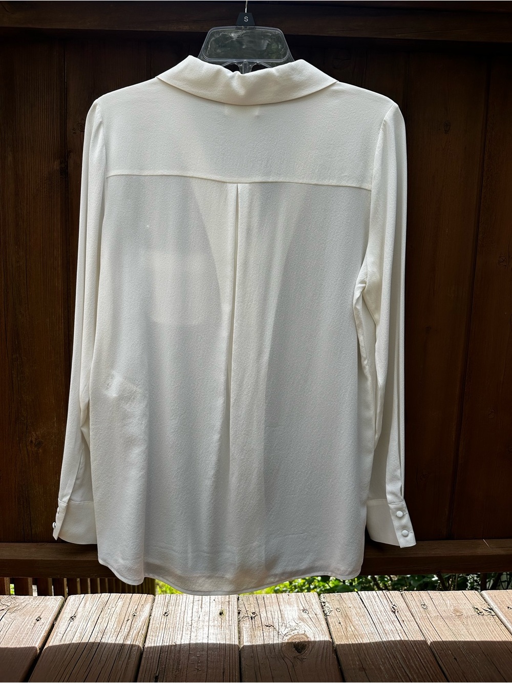 Sezane Florence Crepe Silk Blouse NWT - Picture 5 of 11